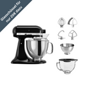 KitchenAid 4,8 L 5KSM175 Artisan Küchenmaschine Glasset mit Glasschüssel