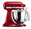 KitchenAid 4,8 L 5KSM175 Artisan Küchenmaschine Breadlover mit Messerschmidt Getreidemühlenvorsatz + Brotbackschüssel