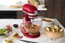 KitchenAid 4,8 L 5KSM175 Artisan Küchenmaschine Breadlover mit Messerschmidt Getreidemühlenvorsatz + Brotbackschüssel